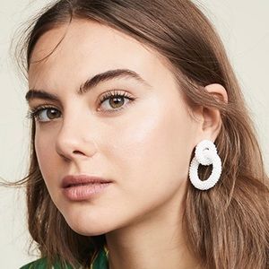 Bauble Bar white earrings